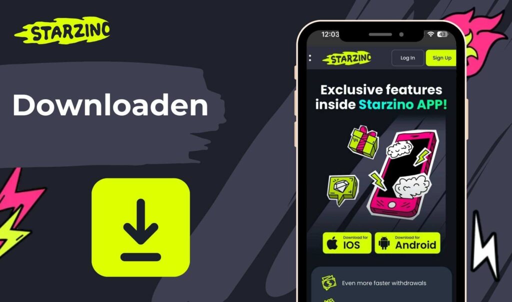 De Starzino Nederland app downloaden instructie