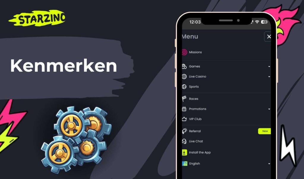 Kenmerken van de Starzino Nederland App