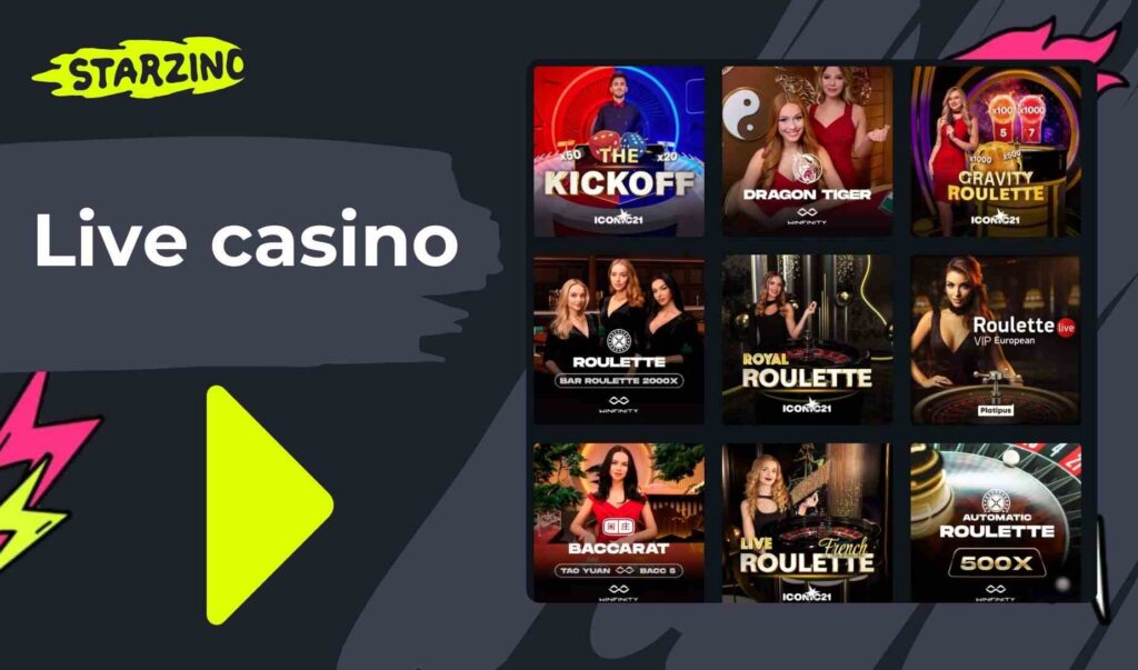 Starzino Nederland Live casino spelletjes recensie