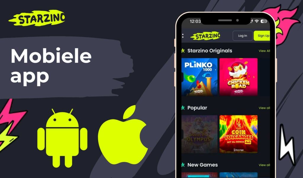 Starzino Nederland Mobiele app vs. Mobiele website